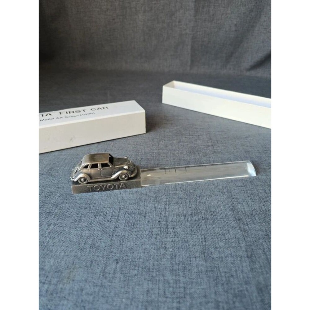 Vintage Toyota Model AA Sedan First Car Paperweight Magnifier Toyoda